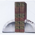 Faceted Optical Crystal Bookends